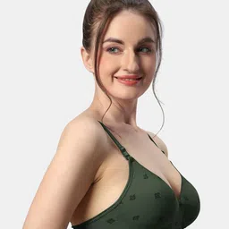 Sonari Pack Of 2 Printed Medium Coverage Lightly Padded T-shirt Bras With All Day Comfort image 3