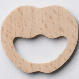 1st step Teether Made Of Natural Wood With No Sharp Edges Teether image 3