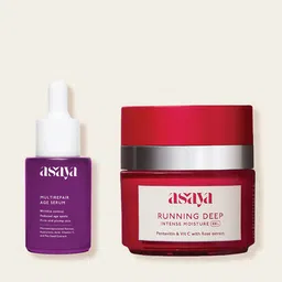 Asaya Running Deep Intense Moisture Gel 50g & Multirepair Age Serum - 30ml image 5