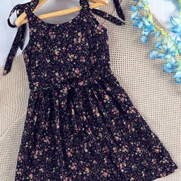 BAESD Shoulder Straps Floral Print Fit & Flare Dress image 5
