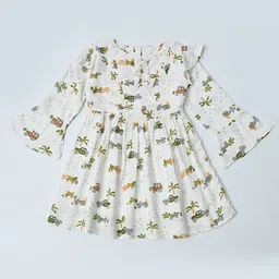 Bella Moda Print Fit & Flare Dress image 2