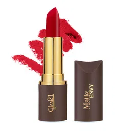 GLAM21 Matte Envy Highly Blendable Lipstick - 3.5g - Warm Red 01 image 2