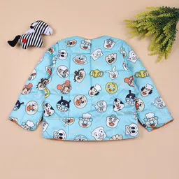 V-Mart Boys Collarless Graphic Printed Cotton Casual Padded Jacket image 4