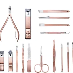 prd Manicure Set Nail Clippers Tools 12/16Pcs Ear Spoon Nail Cutters Kit image 5