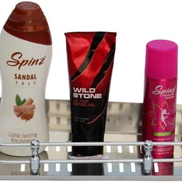 nestbond Anti-Rust Stainless Steel Multi-Purpose Sheet Shelf (9 Inch) Stainless Steel Stainless Steel Wall Shelf image 5