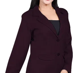 naida Women Solid, Self Design Single Breasted Casual, Festive, Formal, Party, Sports, Wedding, Lounge Wear Blazer-picture-40