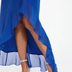 QUIZ One-Shouldered Sleeveless  Maxi Dress image 2