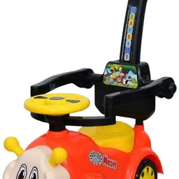 ayaan toys Neon Push Car with Music for kids 1 to 3 years Big Wheels Car Rideons & Wagons Non Battery Operated Ride On-picture-40