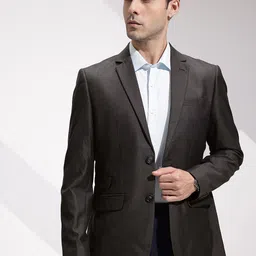 invictus Men Solid Single Breasted Formal Blazer-picture-12