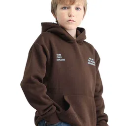 RARE ONES Boys Printed Hooded Sweatshirt image 2