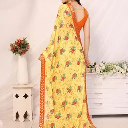 KALINI Floral Printed Gotta Patti Saree image 2