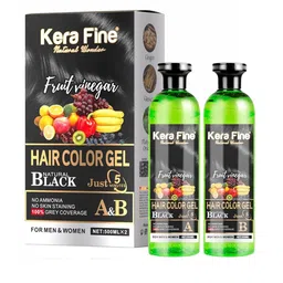 KERA FINE Set Of 2 Fruit Vinegar Hair Colour 500 ml Each - Black-picture-17