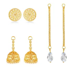 VIVASTRI Women Gold-Plated Alloy Earrings-picture-28