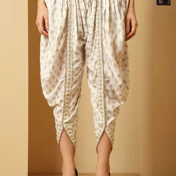 URBAN KANYA Women Pack of 2 Ethnic Motifs Printed Embroidered Border Salwar-image-97