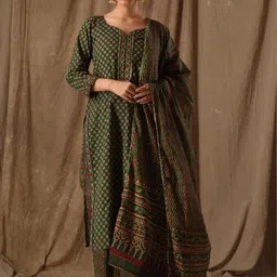 Suha Women Regular Kurta with Palazzos & With Dupatta-picture-28