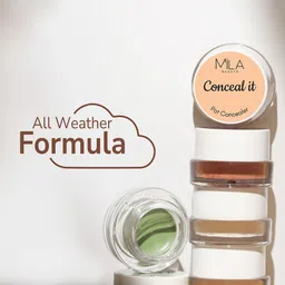 MILA BEAUTE Conceal It Pot Concealer Enriched With SPF 15 & Vitamin E - 4 g -Sun Beige image 3