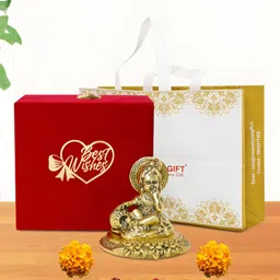 INTERNATIONAL GIFT Gold-Toned Laddu Gopal Religious Idol Showpiece-image-29