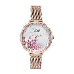 Sonata Women Poze Flower Dial & Bracelet Style Straps Analogue Quartz Watch SP80105WM01-picture-23
