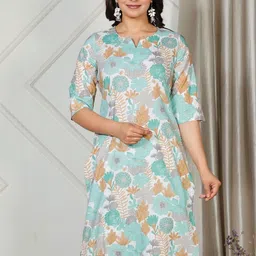 Aramya Women Floral Printed Kurta-image-69