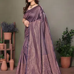 VEDANT VASTRAM Woven Design Zari Saree image 5