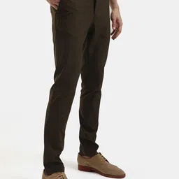 The Collection Men Cotton Tailored Slim Fit Chinos Trousers image 4