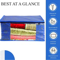 AMAK INC Blue Fabric Multi-Utility Wardrobe Organisers image 4