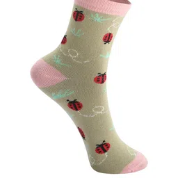 PRIMESOX MOVE ON 5 Pair Kids Multicolored Printed Cotton Kids Socks image 5