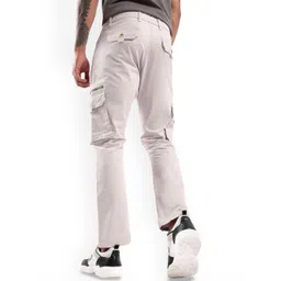 WROGN Men Straight Fit Cargos Trousers image 3