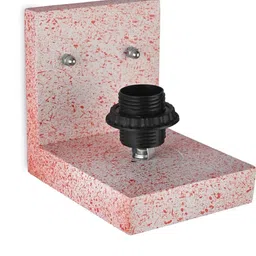 SOMIL Pink Glass Cylinder Printed Wall Lamps image 3