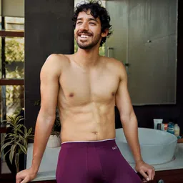 EAZY Pack Of 2 Luxury Fit Trunks FLLF-G-Wine-LS-Blue-2XL image 2