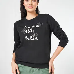 Honey by Pantaloons Women Round Neck Long Sleeves Sweatshirt-image-40
