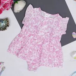 Creative Kids Girls Pack Of 2 Printed Bodysuits-picture-14
