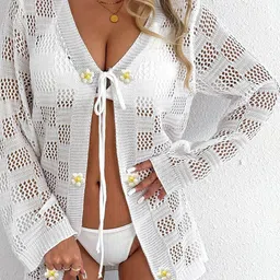 JC Mode Women Tie-Up Shrug-image-26