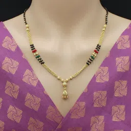 SONI JEWELLERY Gold-Plated Brass Mangalsutra-picture-13