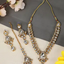 Anouk Gold-Plated Kundan Studded JewellerySet-picture-29