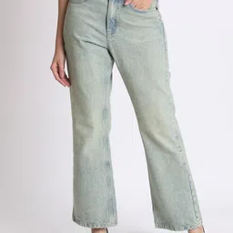 The Roadster Lifestyle Co Women Bootcut Mid-Rise Light Fade Jeans-picture-28