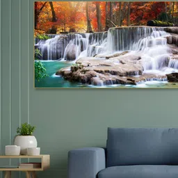 nestroots White & Green 1 Piece Canvas Other Wall Paintings-picture-18