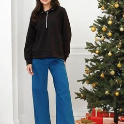 Kotty Women Half Zipper Sweatshirt-picture-11