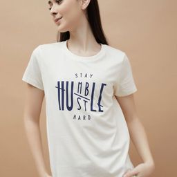 Ginger by Lifestyle Women Printed Extended Sleeves Pockets T-shirt-picture-22