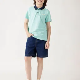 One Friday Boys Polo Collar Pockets T-shirt-picture-27