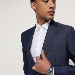 Marks & Spencer Textured Single-Breasted Blazer image 2