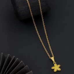 SZN Gold-Plated Star Shaped Pendant With Chain-picture-29