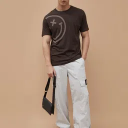 SmileyWorld Graphic Printed Cotton T-shirt image 4