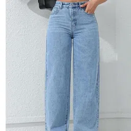 Veltick Women Straight Fit High-Rise Light Fade Jeans-picture-27