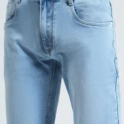 Monte Carlo Men Regular Fit Mid-Rise Low Distress Jeans image 4