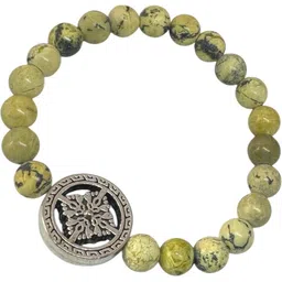 gems guru "Flower Serpentine Bracelet Unique Gemstone Jewelry for Grounding, Healing & Spiritual Clarity"-picture-22