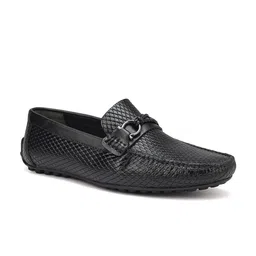 ROSSO BRUNELLO Men Textured Formal Loafers-picture-40