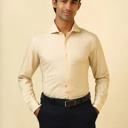 Allen Solly Sport Men Solid Spread Collar Formal Shirt-picture-12