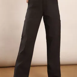 FCK-3 Women Wide Leg High-Rise Light Fade Stretchable Jeans-image-41