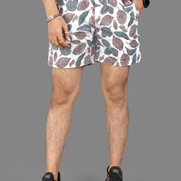 FTX Men Floral Printed Fashion Shorts-image-34